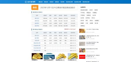 金价查询网官网 www.huangjinjiage.cn
